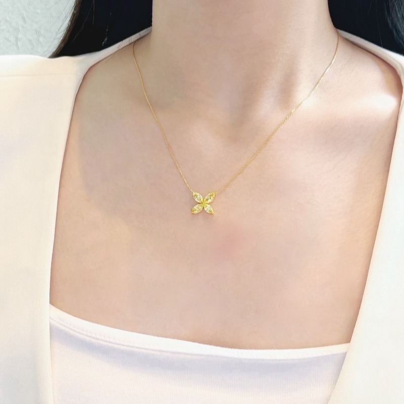 18K Gold Lab Grown Yello