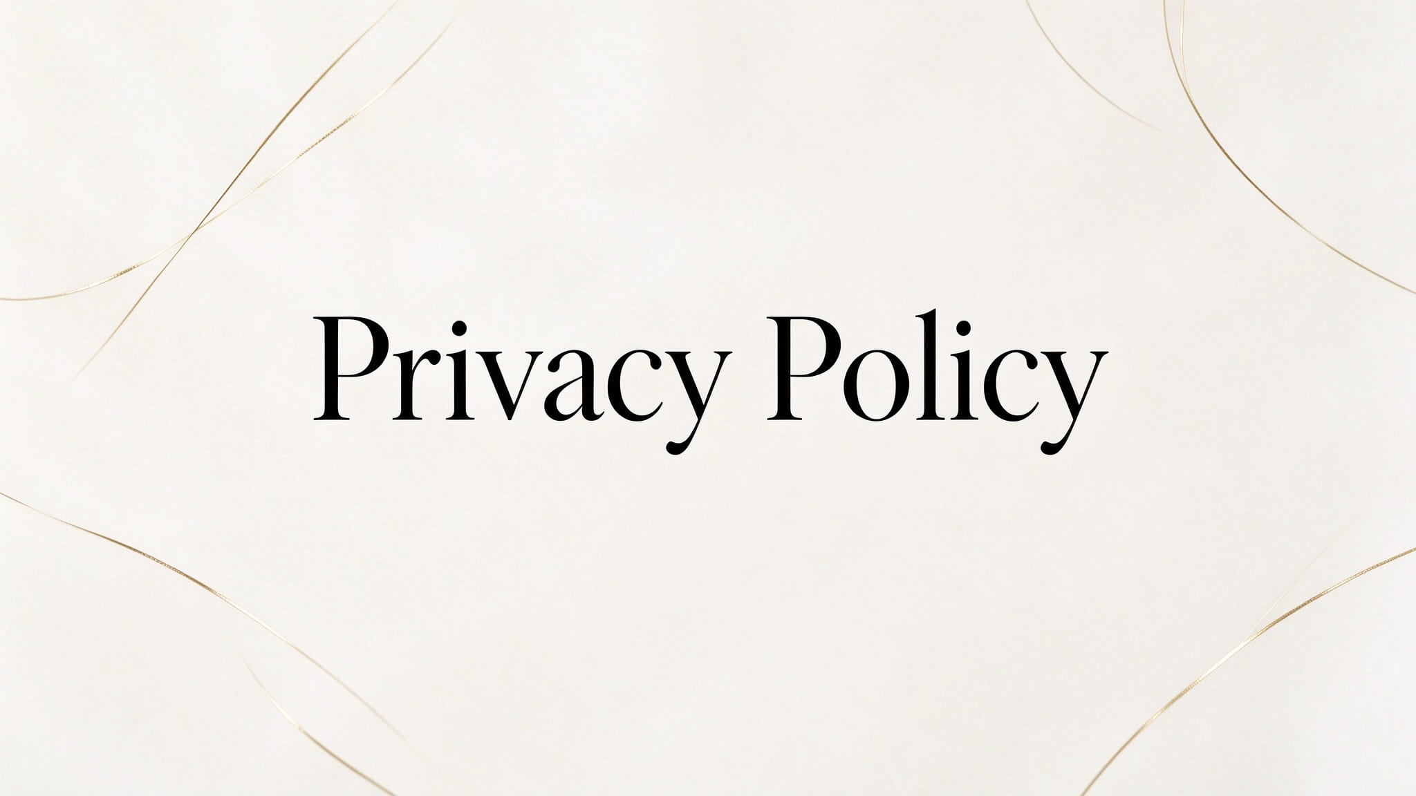 Privacy Policy
