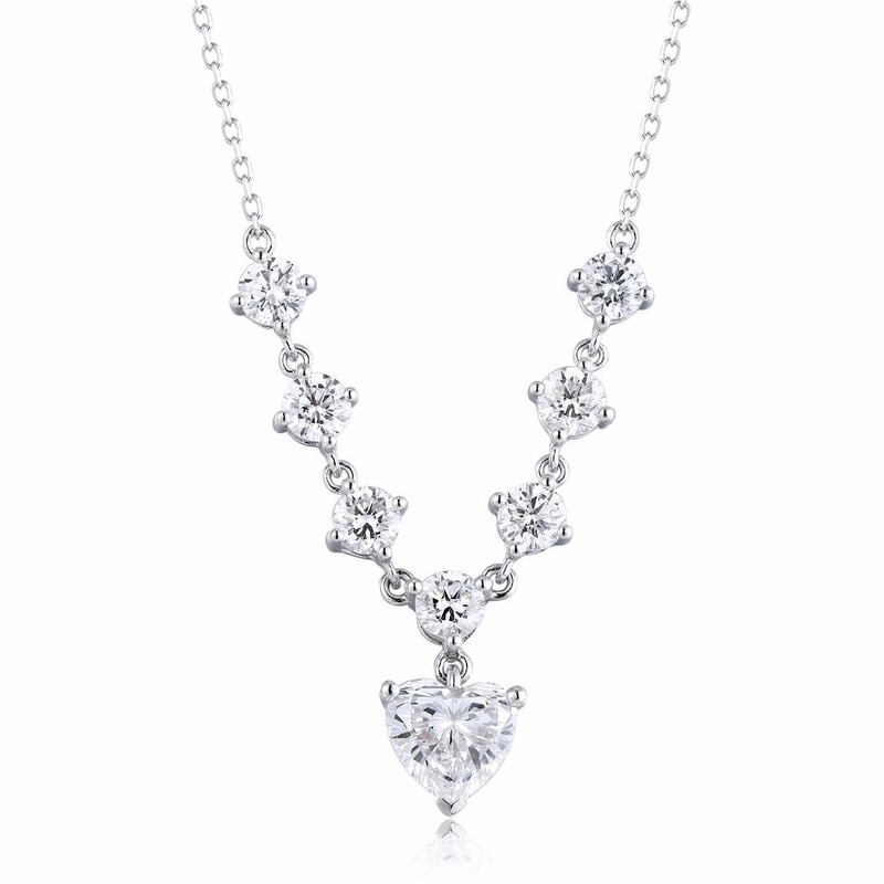 PT950 Platinum Heart Cut