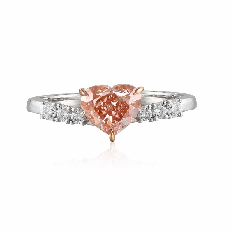 Custom Heart Cut Pink La