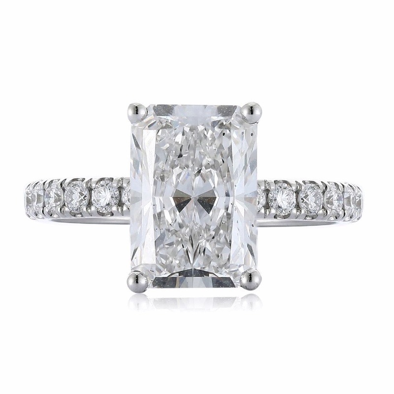 Custom Emerald Cut Lab G